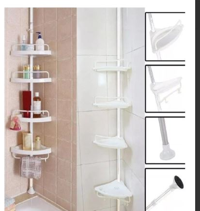 Esquinero De Ducha Multi-uso Metalico